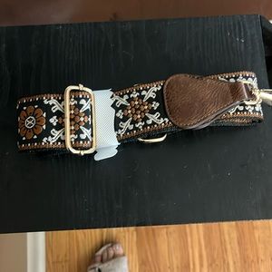 Cross floral body bag strap - new